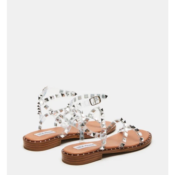 Steve Madden Travel Sandals Clear - Picture 5 of 6